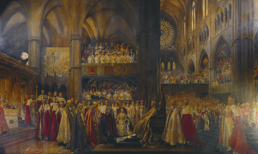 The Coronation of King George V (1865-1936)