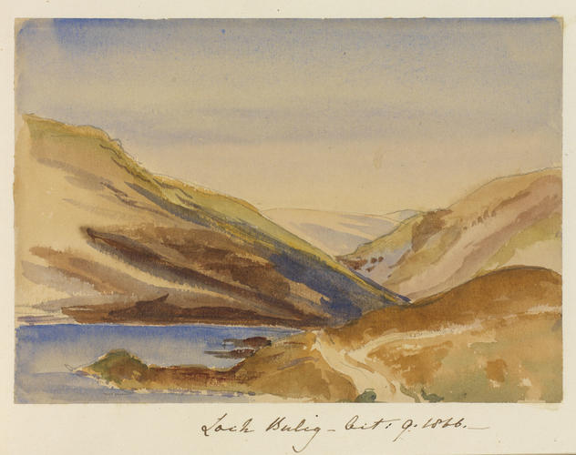 Master: SKETCHES FROM NATURE V. R. 1863 TO 1867
Item: Loch Bulig