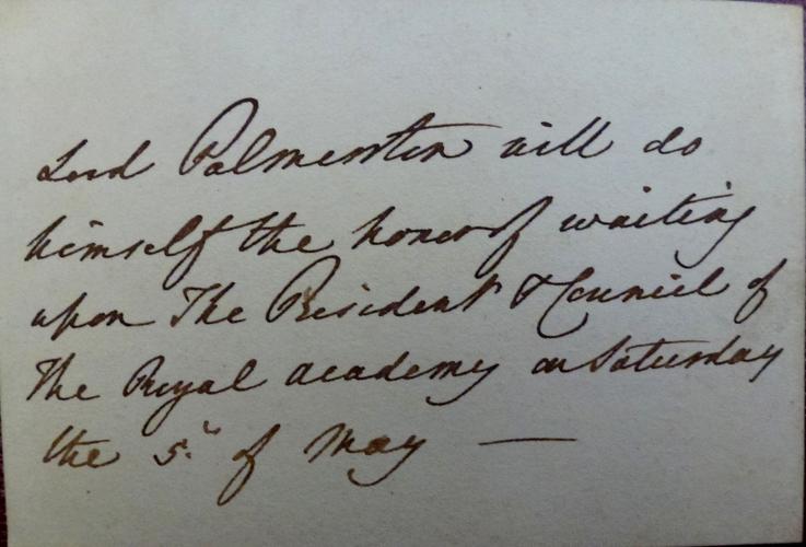 [Box of Royal Academy invitations and responses]