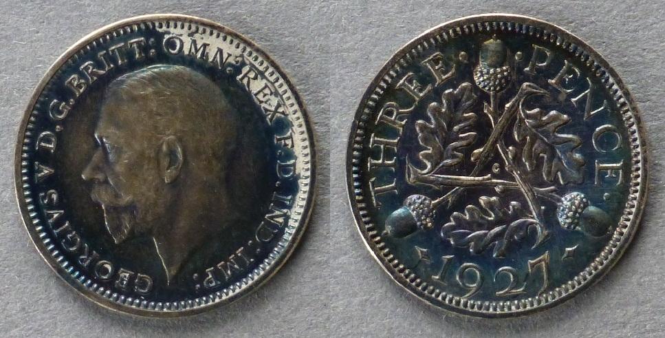 George V Proof threepence George V Proof threepence