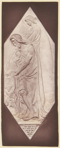 A bas-relief of Submission represented by Moses on Mount Nebo: Albert Memorial Chapel, Windsor