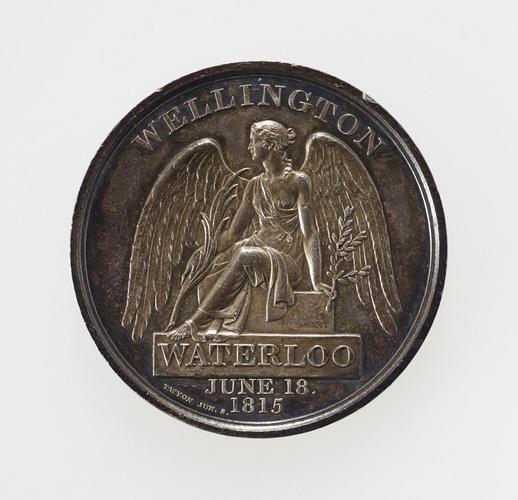 Medal commemorating the battle of Waterloo Medal commemorating the battle of Waterloo