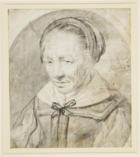 Portrait of an old woman in a bonnet Portrait of an old woman in a bonnet
