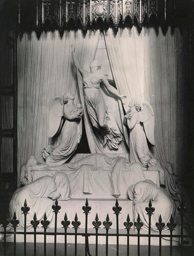 Princess Charlotte's Monument in St George's Chapel at Windsor Castle