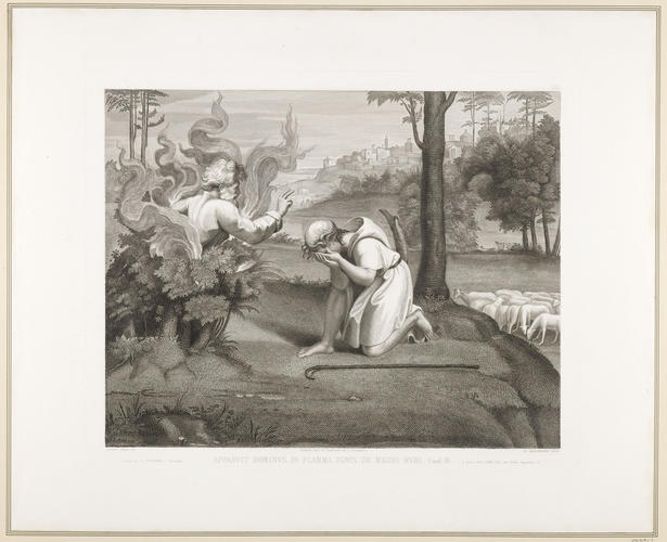 Moses and the burning bush Moses and the burning bush