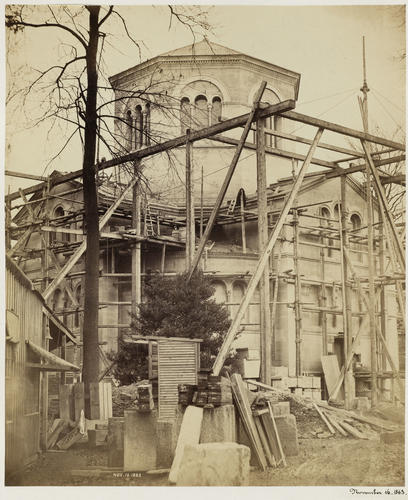 Construction of the Mausoleum at Frogmore Construction of the Mausoleum at Frogmore