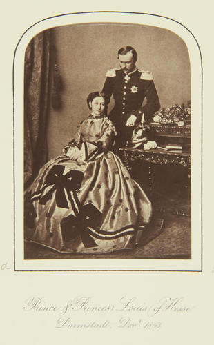 Prince and Princess Louis of Hesse: Darmstadt, 1863 [in Portraits of Royal Children Vol. 7 1863-1864]
