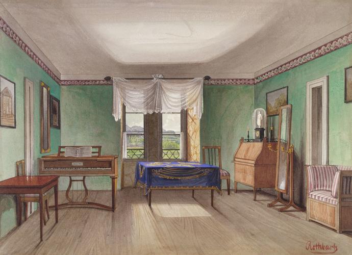 Schloss Rosenau: the room used by Princes Ernest and Albert as children