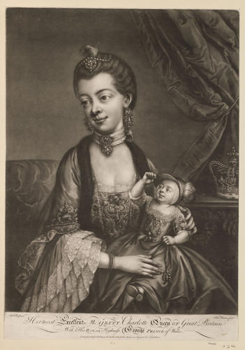 Her most Excellent MAJESTY Charlotte Queen OF Great Britain With His ROYAL Highness George PRINCE of Wales