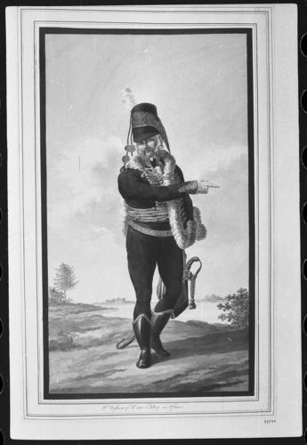 Prussian Army. Staff and Regimental Uniforms. Officer of 1st Hussars Prussian Army. Staff and Regimental Uniforms. Officer of 1st Hussars