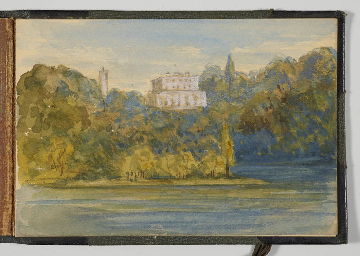 Master: Sketchbook of Princess Louise Balmoral 30 September 1865
Item: View of a house