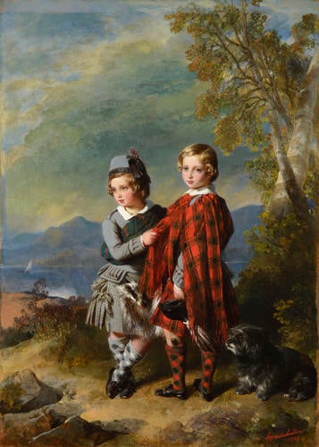 Albert Edward, Prince of Wales, with Prince Alfred