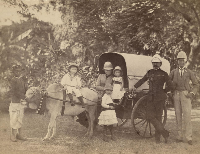 The Duke and Duchess of Connaught with their children in India The Duke and Duchess of Connaught with their children in India