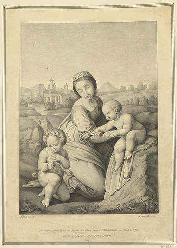 The Virgin and Child with the Infant Baptist [`The Esterhazy Madonna?]