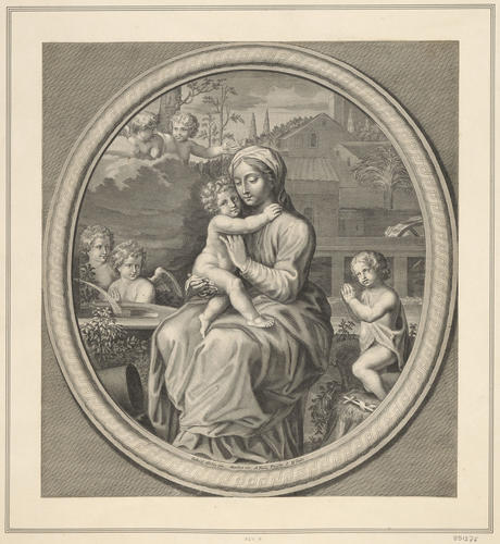 The Virgin and Child with the Infant Baptist and angels