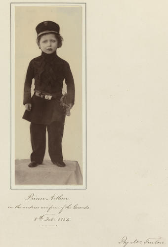 Prince Arthur in the undress uniform of the Guards Prince Arthur in the undress uniform of the Guards