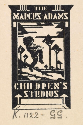 Logo from Marcus Adams's Children's studio in London