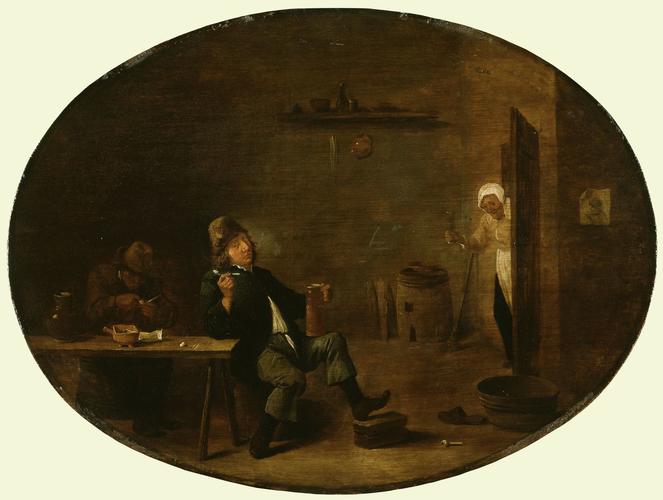 Peasants Smoking in a Tavern