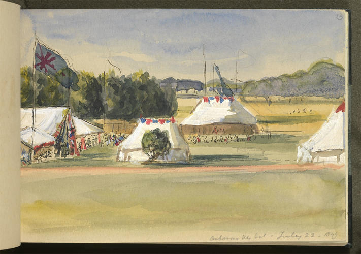 Master: SKETCHES FROM NATURE V. R. 1849 TO 1851
Item: A Fête at Osborne