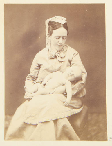 [Unidentified Lady with baby, Photographic Portraits Vol. 4/62 1861-1876]