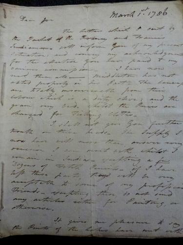 [Bundle of letters by the Farington family]