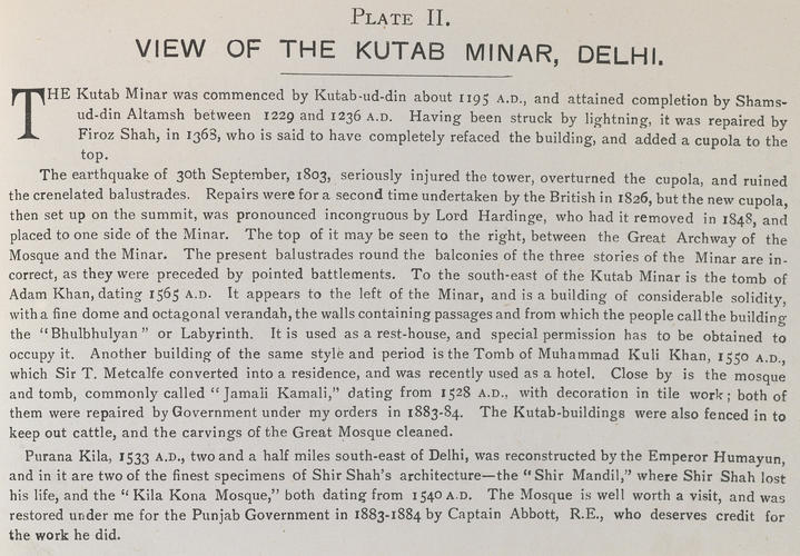 Photographs of Places of Interest in India. Vol. 1. Delhi and Agra