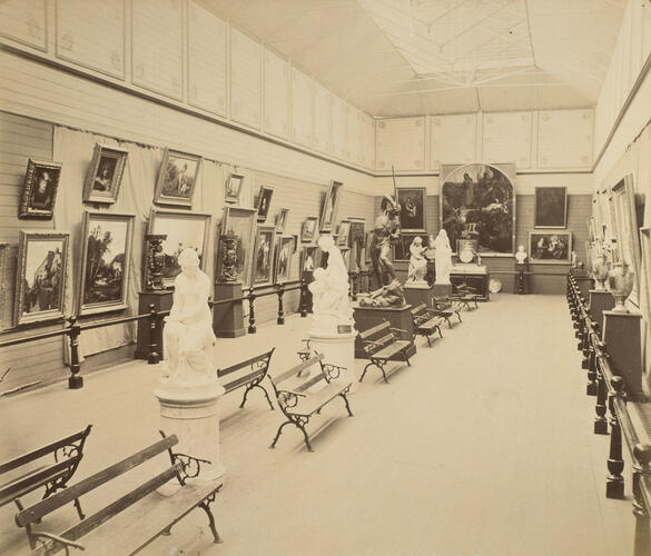The Cruise of HMS Bacchante 1879-82: Art Gallery, Botanical Gardens, Sydney The Cruise of HMS Bacchante 1879-82: Art Gallery, Botanical Gardens, Sydney