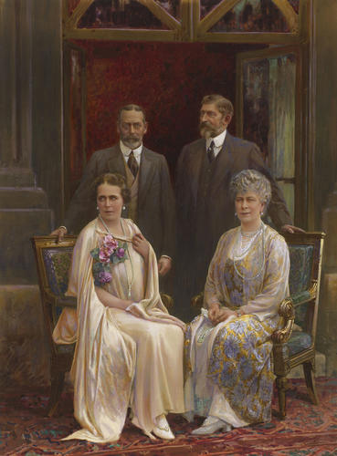 King George V, Queen Mary and Marie and Ferdinand I of Romania