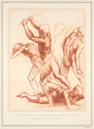 A combat of nude men