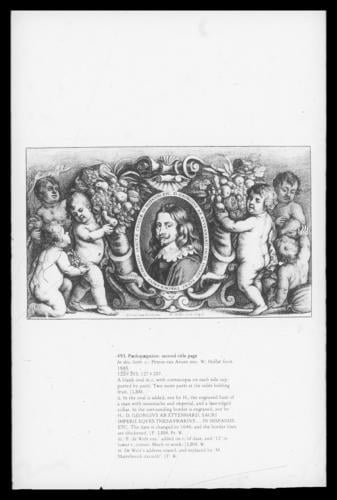 Paedopaegnion: second title page Paedopaegnion: second title page