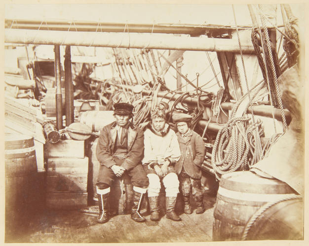 Hans (Polaris ice-drift) and family Hans (Polaris ice-drift) and family