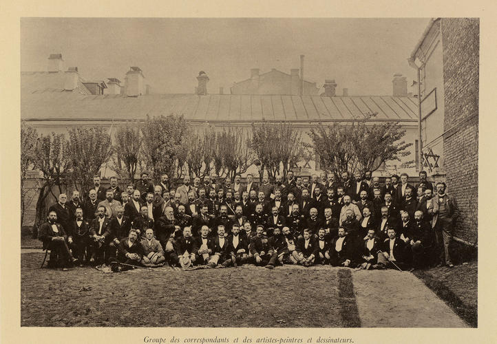 Correspondents and artists at the coronation of Nicholas II, Emperor of Russia Correspondents and artists at the coronation of Nicholas II, Emperor of Russia