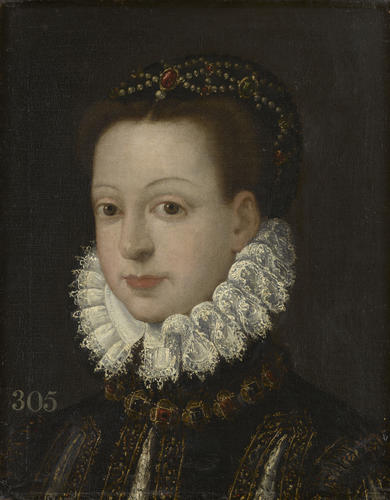 Portrait of a Lady, possibly Infanta Isabella Clara Eugenia of Spain (1566-1633) Portrait of a Lady, possibly Infanta Isabella Clara Eugenia of Spain (1566-1633)