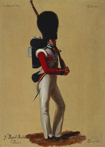 Private James Forester (b. 1790), 7th Regiment of Foot (or Royal Fusiliers) Private James Forester (b. 1790), 7th Regiment of Foot (or Royal Fusiliers)
