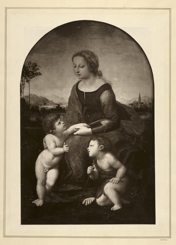 The Virgin and Child with the Infant Baptist [`La Belle Jardiniere?]