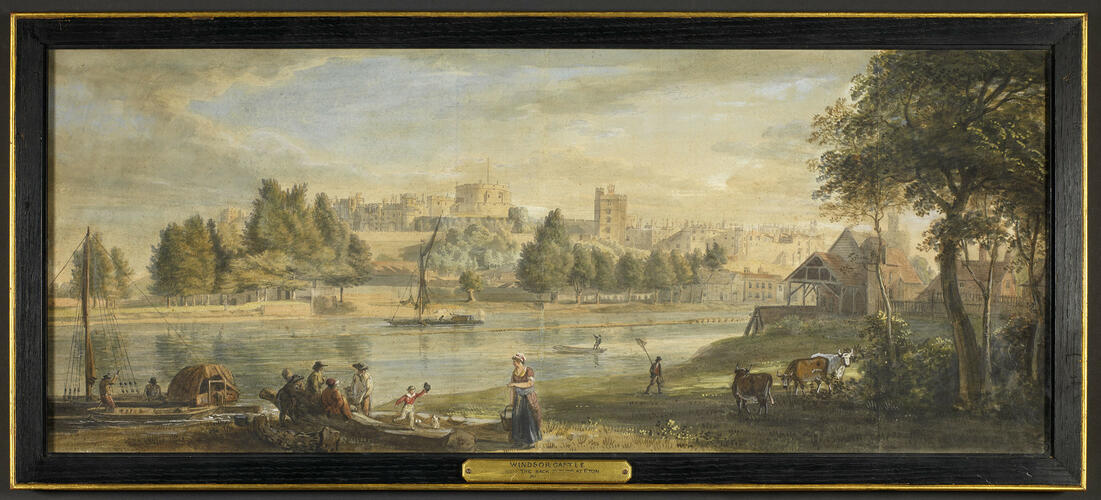 Windsor Castle from the back fields at Eton