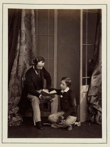 Prince Arthur, later Duke of Connaught (1850-1942) and Major Howard Craufurd Elphinstone (1839-90)
