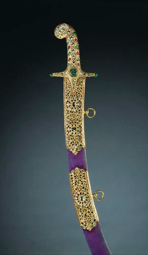 Sword and scabbard (Shamshir)
