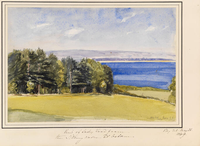 Item: View of Lady Wood from the Sitting Room at Osborne