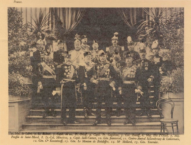Representatives of France at the coronation of Nicholas II, Emperor of Russia Representatives of France at the coronation of Nicholas II, Emperor of Russia