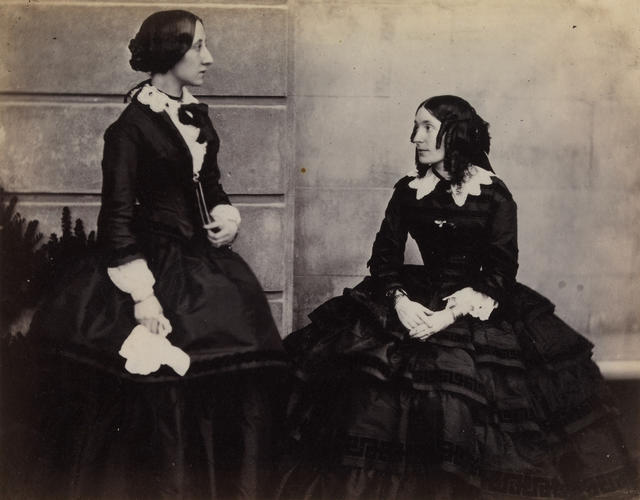 'The Hon. Mary Bulteel and the Marchioness of Ely'; Mary Bulteel (1832-1916), later Mary Ponsonby and Jane, Marchioness of Ely (1821-90)