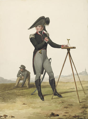 Saxon Army. Field Officer, Engineers, 1816