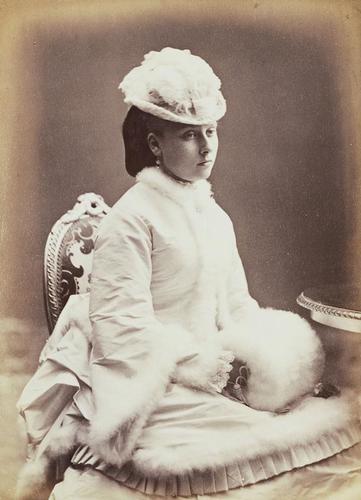 Princess Beatrice, March 1872 [in Portraits of Royal Children Vol. 17 1872-73]