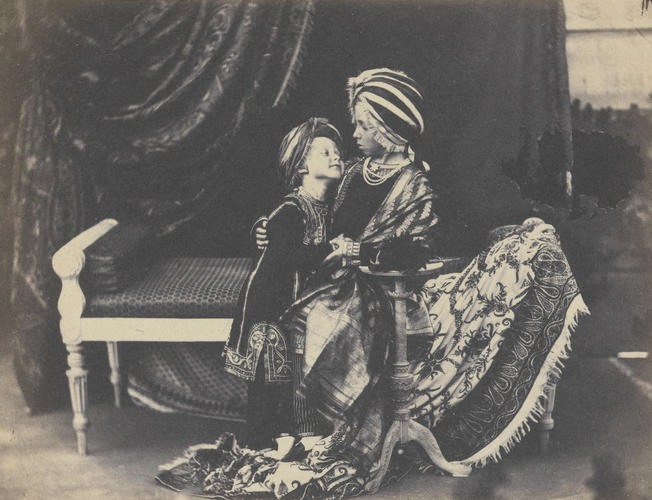 Prince Arthur and Prince Alfred in Sikh Indian dress Prince Arthur and Prince Alfred in Sikh Indian dress