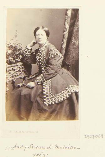 Lady Susan L. Melville, 1869 [Photographic Portraits Vol. 4/62 1861-1876]