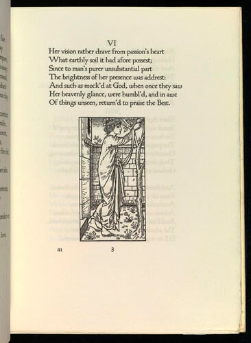 Eros & Psyche : a poem in XII measures / by Robert Bridges ; with wood-cuts from designs by Edward Burne-Jones