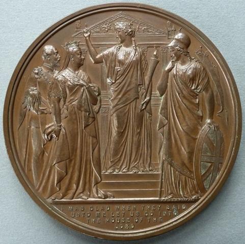 Medal commemorating the recovery of the Prince of Wales from Typhoid Medal commemorating the recovery of the Prince of Wales from Typhoid