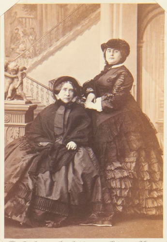 Princess Augusta, Duchess of Cambridge (1797-1889) and Princess Mary Adelaide, Duchess of Teck (1833-97), when Princess Mary Adelaide of Cambridge Princess Augusta, Duchess of Cambridge (1797-1889) and Princess Mary Adelaide, Duchess of Teck (1833-97), when Princess Mary Adelaide of Cambridge