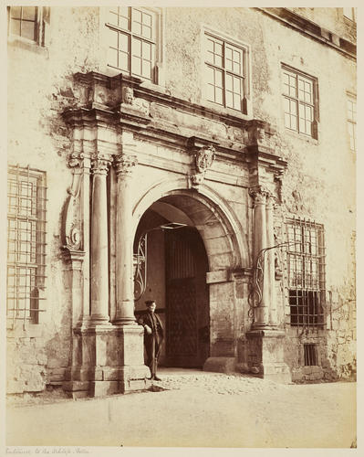 'Eingang zum Friedenstein'; Entrance to Schloss Friedenstein, Gotha