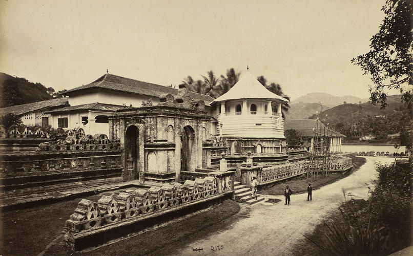 Ceylon. The Dalaba Maligawa, Temple of the Sacred Tooth of Buddha, Kandy : Prince of Wales Tour of India 1875-6 Ceylon. The Dalaba Maligawa, Temple of the Sacred Tooth of Buddha, Kandy : Prince of Wales Tour of India 1875-6